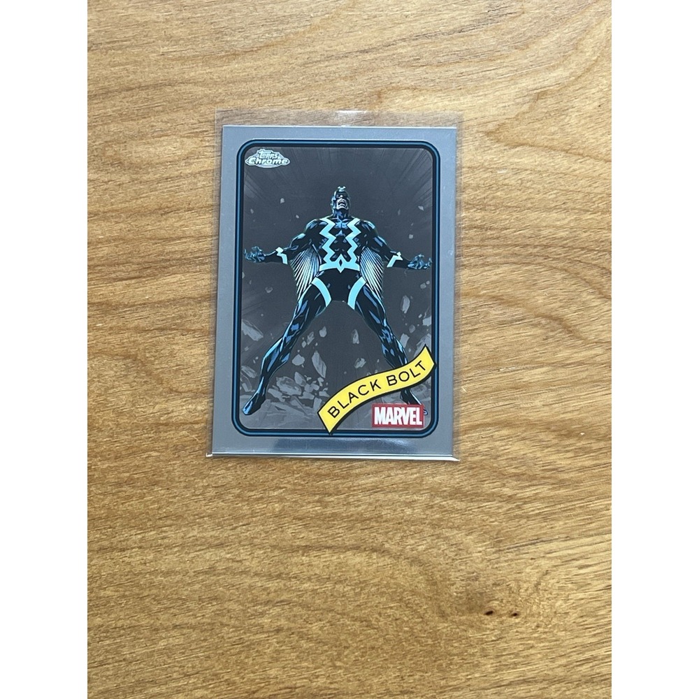 2025 Topps Chrome Marvel‎ Black Bolt #116 Inhumans Base Card King of Attilan
